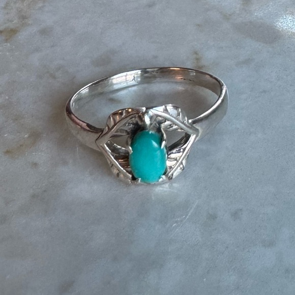 NWOT Sundance River Mouth Ring, Sleeping Beauty Turquoise, Sterling Silver